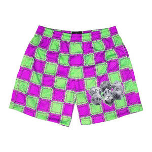 Venta al por mayor precios baratos Venta caliente sublimación pantalones cortos 100% algodón sólido secado rápido malla unisex personalizado cintura elástica para la venta - Product Image 1