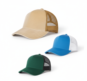Casquette de camionneur en velours avec dos en maille, réglable, à fermeture à pression, casquette de baseball pour hommes et femmes, logo personnalisé, vente en gros - Product Image 2