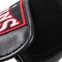 Gants de boxe professionnels personnalisés en cuir PU, pour le kick-boxing, l'entraînement MMA, respirants, séchage rapide, modèle à doigts complets M-00038