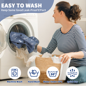 Köpekler ve kediler için 18 "X24" yıkanabilir çiş pedleri-süper emici kullanımlık yavru eğitim pedleri-su geçirmez sızdırmaz - Product Image 3