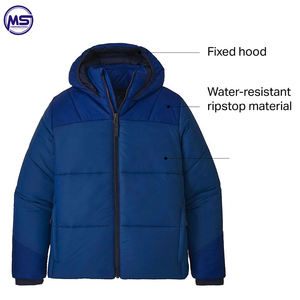 Chaqueta Acolchada Reversible Impermeable para Hombre, Diseño Delgado y Ligero, con Logotipo Personalizado, Cuello Alto, Material de Poliéster - Product Image 6