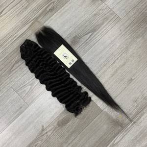 Envío rápido suelto rizado duradero 2x6 recto HD Cierre de encaje suave Afro Wave Curl estilo extensiones de cabello humano en paquete crudo - Product Image 6