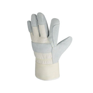 Guantes de trabajo con estilo de calidad superior Nuevo logotipo personalizado de cuero y nailon Impreso Opción al por mayor disponible - Product Image 2