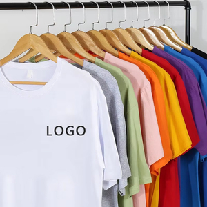 T-shirt pour hommes avec épaules tombantes effet délavé à l'acide personnalisé col rond de haute qualité 100% coton broderie OEM pour hommes imprimé vierge - Product Image 6