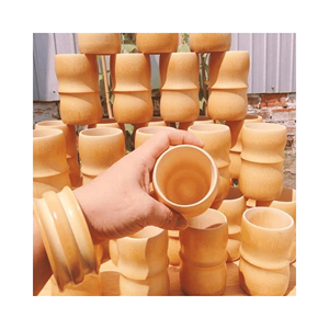 Bamboo <b>Cup</b> <b>kids</b>-friendly, material: BPA-free bamboo fiber; use: school lunches and parties; origin: Vietnam, retail packs - Product Image 1