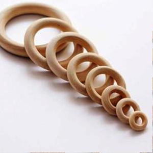 Cuentas de Madera Natural Redondas con Diseño de Corazón, para Pascua, Bautizo, Hechas a Mano, Diseño Moderno, Paquete de Varias Piezas, Origen Indio - Product Image 2