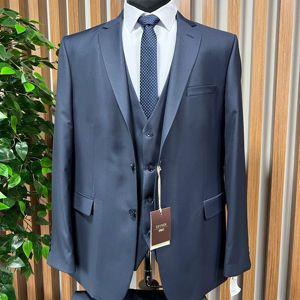 High Quality Custom Made Wholesale cheap <b>Viscose</b> And <b>Polyester</b> <b>Fabric</b> Men Elite Suit Wedding Groom's & Business Suit For Men - Product Image 1