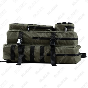 Blaze กระเป๋าเป้สะพายหลังสำหรับทุกเพศ, เข็มขัดลูกปัดหลากช่องปรับแต่งได้ทำจากพีวีซี600D ทนทานน้ำหนักเบาและ MTGB-1102 - Product Image 5