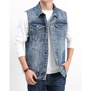 Chaleco Vaquero de Algodón 100% para Hombre, de Invierno, Calidad Premium, Ecológico, Antiarrugas, de Secado Rápido, Cómodo, Transpirable y Personalizable - Product Image 4