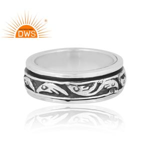 Lo último en ventas, anillo de banda nuevo de Plata de Ley 925, joyería de diseño personalizado para mujer, regalo para ella. - Product Image 3