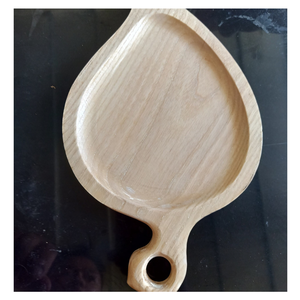 Plateau en bois du Vietnam de forme unique, fait à la main à partir d'un plateau en bois naturel, parfait pour la nourriture, le service de restaurant ou la décoration intérieure rustique - Product Image 5