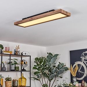 Lámpara de Araña LED Moderna Colgante Dorada, de Madera y Resina, Regulable, Impermeable IP54, Ecológica, Duradera, con Control de Botones y Altura Ajustable - Product Image 1