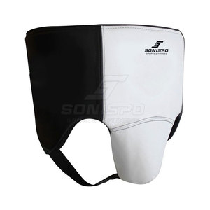 New Arrival Custom Logo Adult Leather <b>Groin</b> <b>Guard</b> Essential Sports Gear for Boxing & MMA Training Fitness Protection Head Gear - Product Image 4