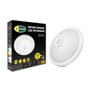 20W Integrated <b>LED</b> Ceiling <b>Light</b> <b>Sensor</b> Detector for Enhanced Energy Efficiency - Product Image 1