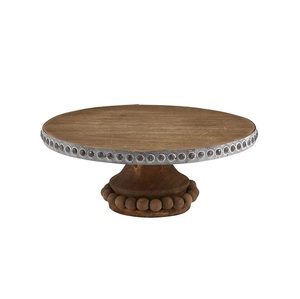 Présentoir à gâteaux décoratif en bois pour tables de mariage, événements et pâtisseries - Product Image 4