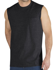 Fitness Slim Fit sans manches T-Shirt de sport pour hommes blanc Muscle Tee gilet sans manches 100% coton T-shirt pour hommes coupe ample imprimé - Product Image 3