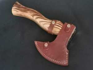Tomahawks เหล็กดามัสกัส12นิ้วอเนกประสงค์ด้ามเหล็กดามัสกัสจับเหล็ก - Product Image 5