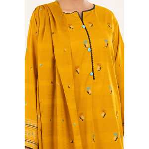 Traje Jacquard de 3 Piezas Sin Coser CLP-52177 C con Decoración Bordada y Elemento de Moda con Estampado Floral - Product Image 1