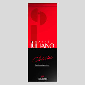 Café moulu torréfié moyen Classico Caffe Iuliano 250g - Mélange Arabica & Robusta, saveur douce et veloutée - Product Image 1