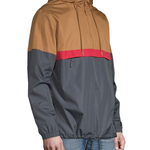Veste pour hommes de qualité supérieure personnalisée 100% Polyester Satin Bomber vestes manteau de pluie garçons sport coupe-vent Bomber à capuche vestes - Product Image 1