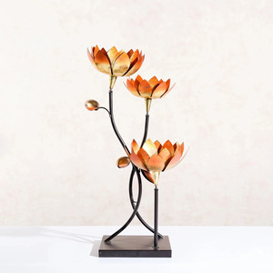 Lotus Urli élégant un symbole de pureté et de sérénité Lotus Urli fabriqué à la main à des fins spirituelles et décoratives - Product Image 5