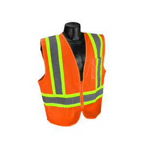 เสื้อกั๊กนิรภัยสีดำ Hi VIS ปรับแต่งได้เสื้อกั๊กนิรภัยพร้อมเสื้อผ้าสะท้อนแสงมองเห็นได้ชัดเจนมีโลโก้ตามต้องการ - Product Image 3
