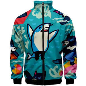 เสื้อแจ็คเก็ตโค้ชผู้ชายแบบสั่งทำพิเศษ ไซส์ใหญ่ ผ้าแคนวาส คอตั้ง ปักโลโก้ด้านหน้า กันน้ำ กันลม ระบายอากาศ สีดำ สำหรับฤดูหนาว - Product Image 5