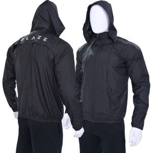 Veste à capuche personnalisée, fermeture éclair intégrale, nouvelle mode masculine, veste de sport de course, veste coupe-vent en coton uni à carreaux, fermeture éclair, fabrication - Product Image 1