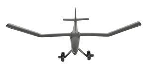 Modèle d'avion planeur en balsa sur le thème de l'US Air Force, décoration de table, modèle d'avion en métal moulé sous pression gris, modèles décoratifs, cadeaux originaux - Product Image 3