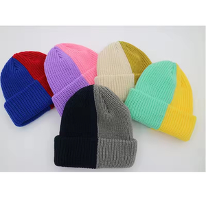 Gorros de Punto Unisex para Adultos, Gorros de Invierno, Gorros de Punto con Logotipo Personalizado, Color Sólido, Gorro de Calle, Proveedor Mayorista OEM ODM - Product Image 6