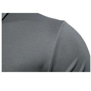 2023 nuevo top para hombres para Comercio exterior casual color sólido manga corta polos de temporada para hombres - Product Image 4