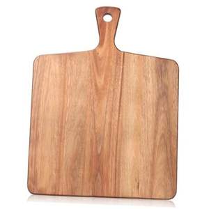 Planche ronde en bois avec fromage en bois et planche à découper pour le service divertissant et la préparation des aliments, parfaite pour la charcuterie - Product Image 6