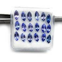 Tanzanite bleue naturelle de qualité AAA non chauffée, taille émeraude 3x6mm, pierres précieuses en vrac pour bijoux
