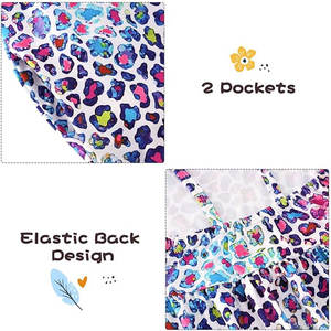 Combinaison pour filles en bas âge, une pièce, motif floral, dinosaure, barboteuse à bretelles, tenue d'été, vêtements en polyester et élasthanne, motif floral - Product Image 5