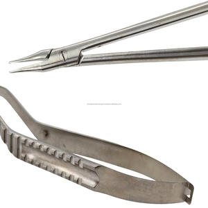 Porte-aiguille Yasargil droit à baïonnette, instrument de neurochirurgie en acier inoxydable, certifié CE WORLD - Product Image 4