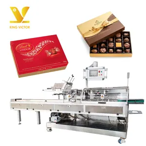 KV Biscuit Candy Box Packing Machine N95 Face Mask Surgical Carton Machine Chocolate Box Packaging Machine