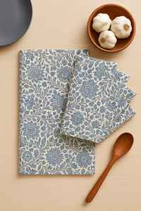 Servilleta de cocina de algodón estampado bloque manual - Product Image 2