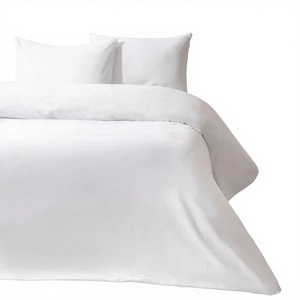 Ensemble de linge de lit de luxe 100% coton pour hôtel et hôpital Drap-housse brodé blanc Housse de couette Couettes Origine turque - Product Image 5