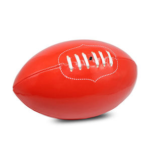 Ballon de football américain professionnel de rugby en cuir avec logo personnalisé Ballon de rugby à surpiqûres en cuir de qualité supérieure - Product Image 1