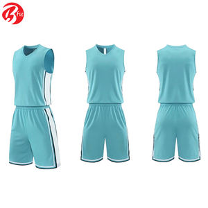 Tenues de basketball respirantes et antibactériennes 100 % polyester, dernière conception, très demandées, pour adultes, grandes tailles, vêtements d'entraînement - Product Image 3