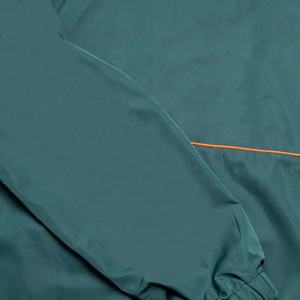 2026 Custom Logo <b>Canvas</b> Windbreaker Jackets Lightweight 100% Cotton Half Zip Pullover Reflective Piping - Product Image 4