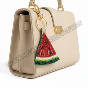 Llavero de regalo con bordado de cuentas redondas para organizadores de eventos que necesitan diseños personalizados al por mayor - Product Image 6