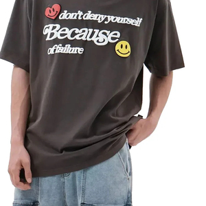 Camisetas Transpirables y Cómodas de Primera Calidad con Estampado Puff de Pakistán, Camisetas con Estampado Puff de Buena Calidad en Oferta - Product Image 4