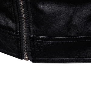 Veste en cuir véritable pour hommes veste en cuir véritable de haute qualité pour hommes veste en cuir pour hommes vente en gros de conception unisexe - Product Image 5