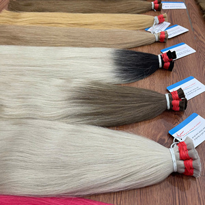 Extensions de cheveux humains vierges bruts vietnamiens 100 % naturels, qualité supérieure, en vrac, 30 pouces, non traités, lisses, couleur naturelle - Product Image 3