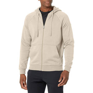 Nueva Llegada 2025 Sudadera con Cremallera para Hombre, 100% Algodón Felpa, Corte Regular, Estilo Desgastado, Ecológica, 220g, Transpirable, Sudadera de Otoño - Product Image 1