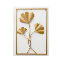 Décoration murale moderne en métal artisanal de luxe pour salon, finition couleur or, cadeau personnalisable pour Ramadan et anniversaire, thème café