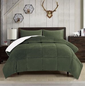 King Size Modern Quality <b>Comforter</b> <b>Set</b> Micro-Poly Wool Filling Eco-Friendly Water Resistant 300tc Thread Count Lyocell - Product Image 1