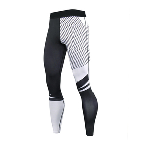 2025 personnalisé de haute qualité hommes MMA guêtres Fitness Leggings dernières conceptions en gros personnalisé imprimé hommes MMA guêtres pantalons - Product Image 5