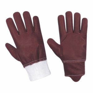 Gants de travail de conducteur industriel de sécurité réfléchissants de qualité supérieure gants de jardin en cuir de vachette durables personnalisables - Product Image 2
